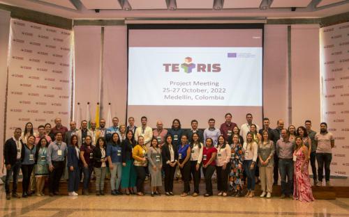 Proyecto Technology Transfer Innovation Schemes (TETRIS), la cual se realizó en la Ciudad de Medellín, Colombia, del 25 al 27 de octubre de 2022.